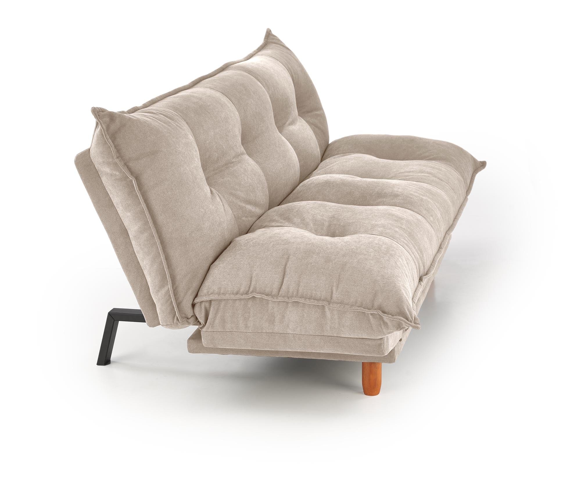 Halmar Divano Letto 3 posti in tessuto Pillow Beige