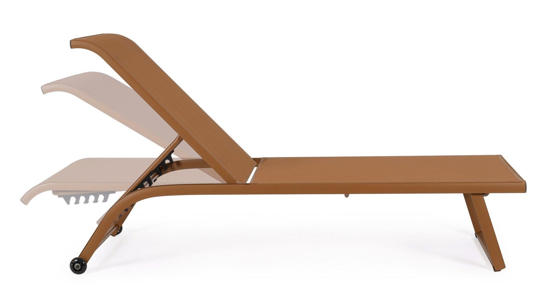 Bizzotto Lettino da giardino Taylor Ruggine