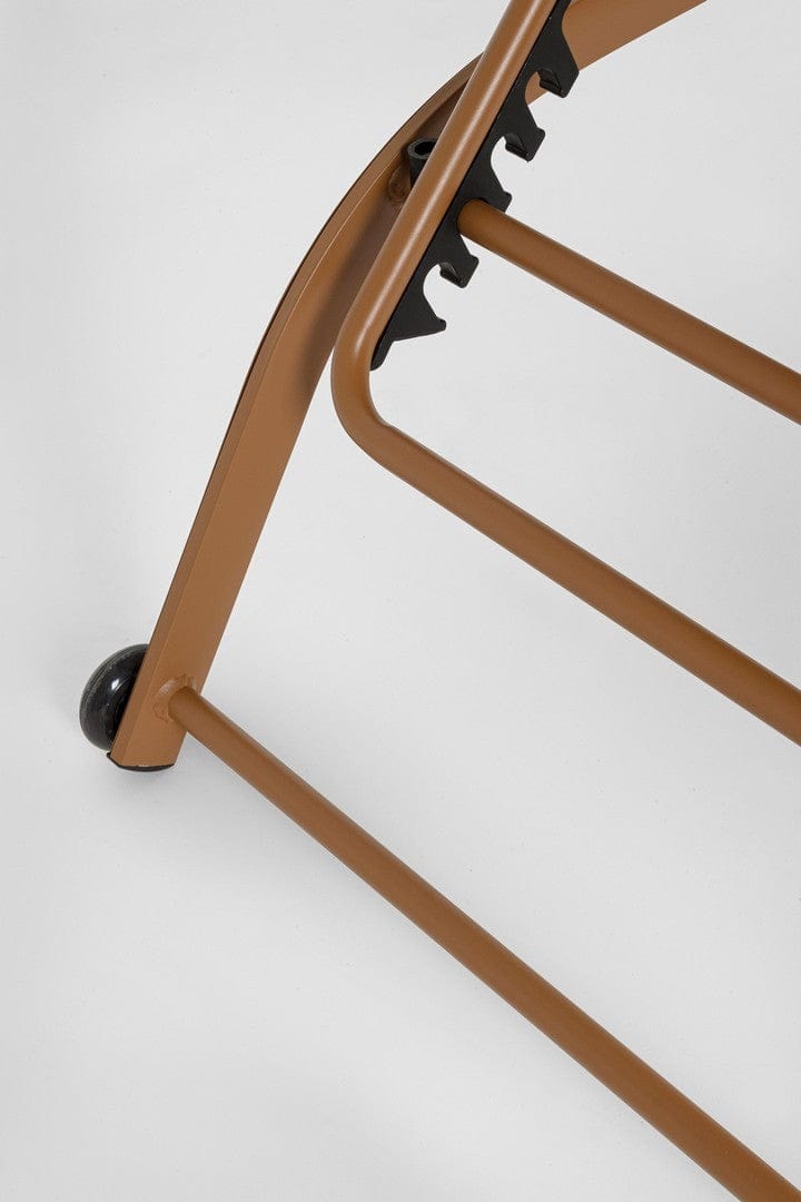 Bizzotto Lettino da giardino Taylor Ruggine