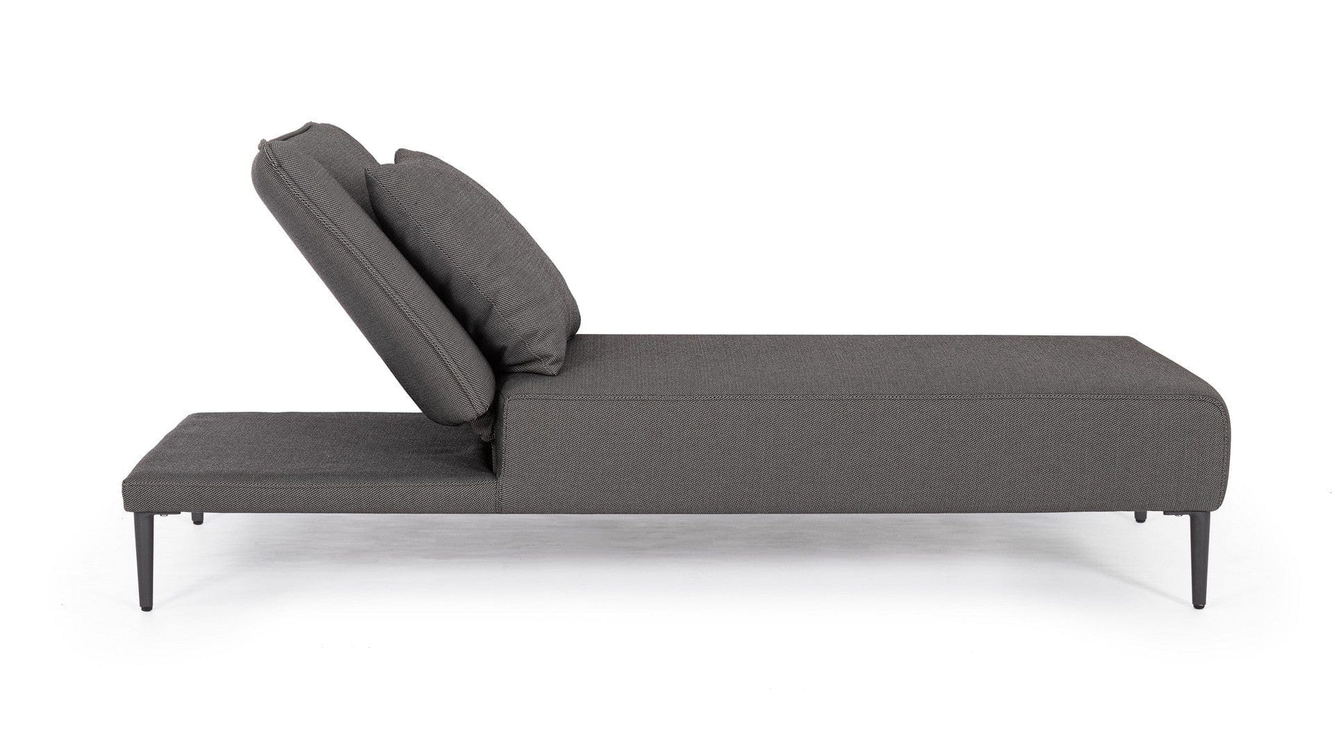 Bizzotto Lettino da giardino Viper Antracite