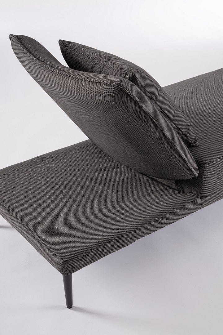 Bizzotto Lettino da giardino Viper Antracite