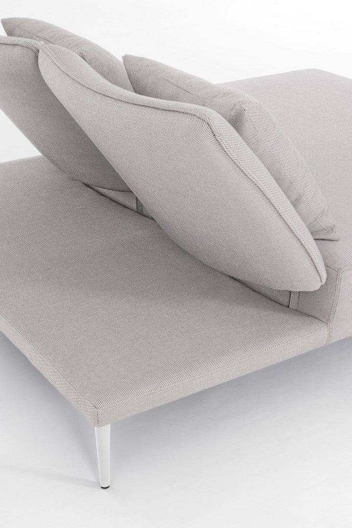 Bizzotto Lettino matrimoniale da giardino Viper Bianco