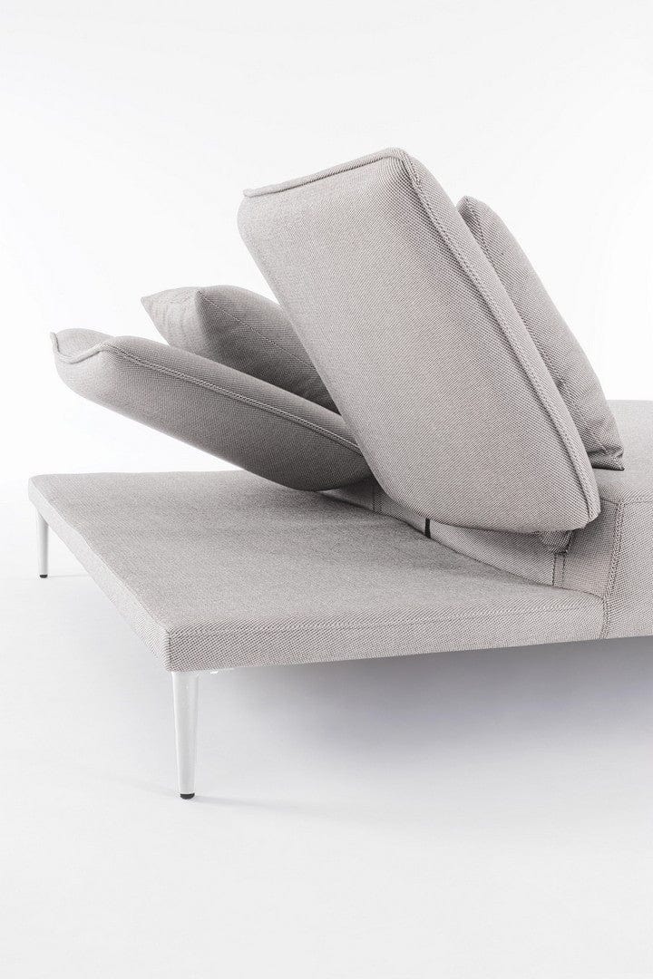 Bizzotto Lettino matrimoniale da giardino Viper Bianco