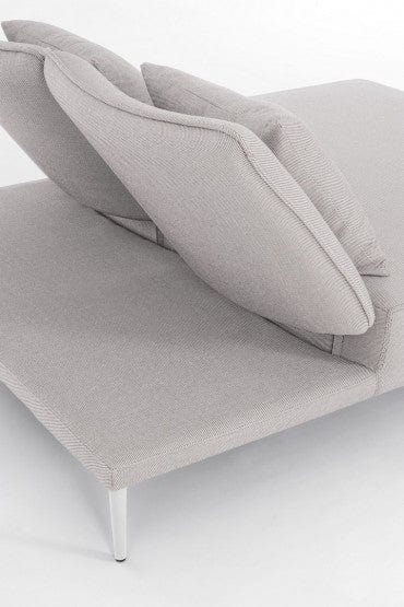 Bizzotto Lettino matrimoniale da giardino Viper Bianco