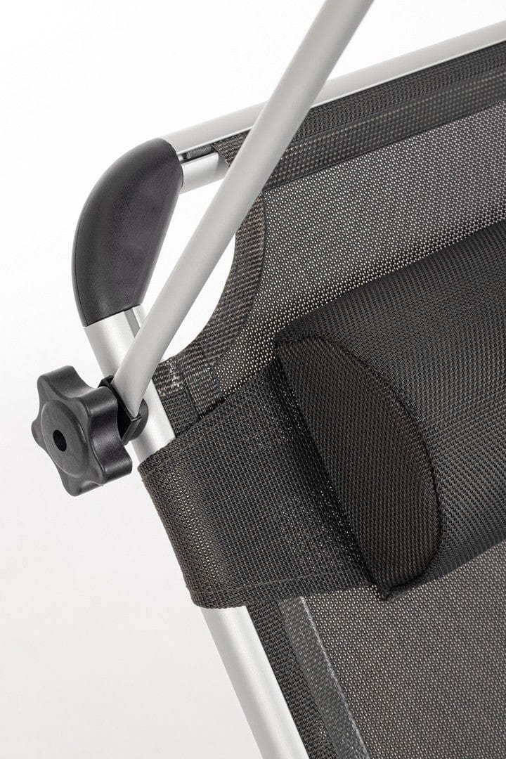 Bizzotto Lettino pieghevole da giardino Cayo Antracite