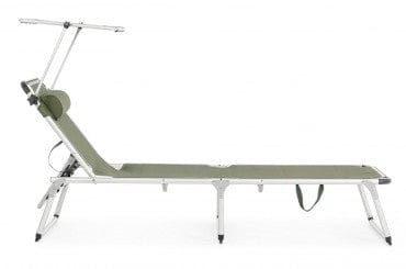 Bizzotto Lettino pieghevole da giardino Cayo Octane Verde