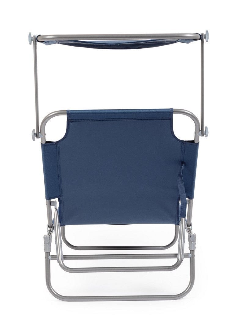 Bizzotto Lettino pieghevole da giardino Oristano Blu