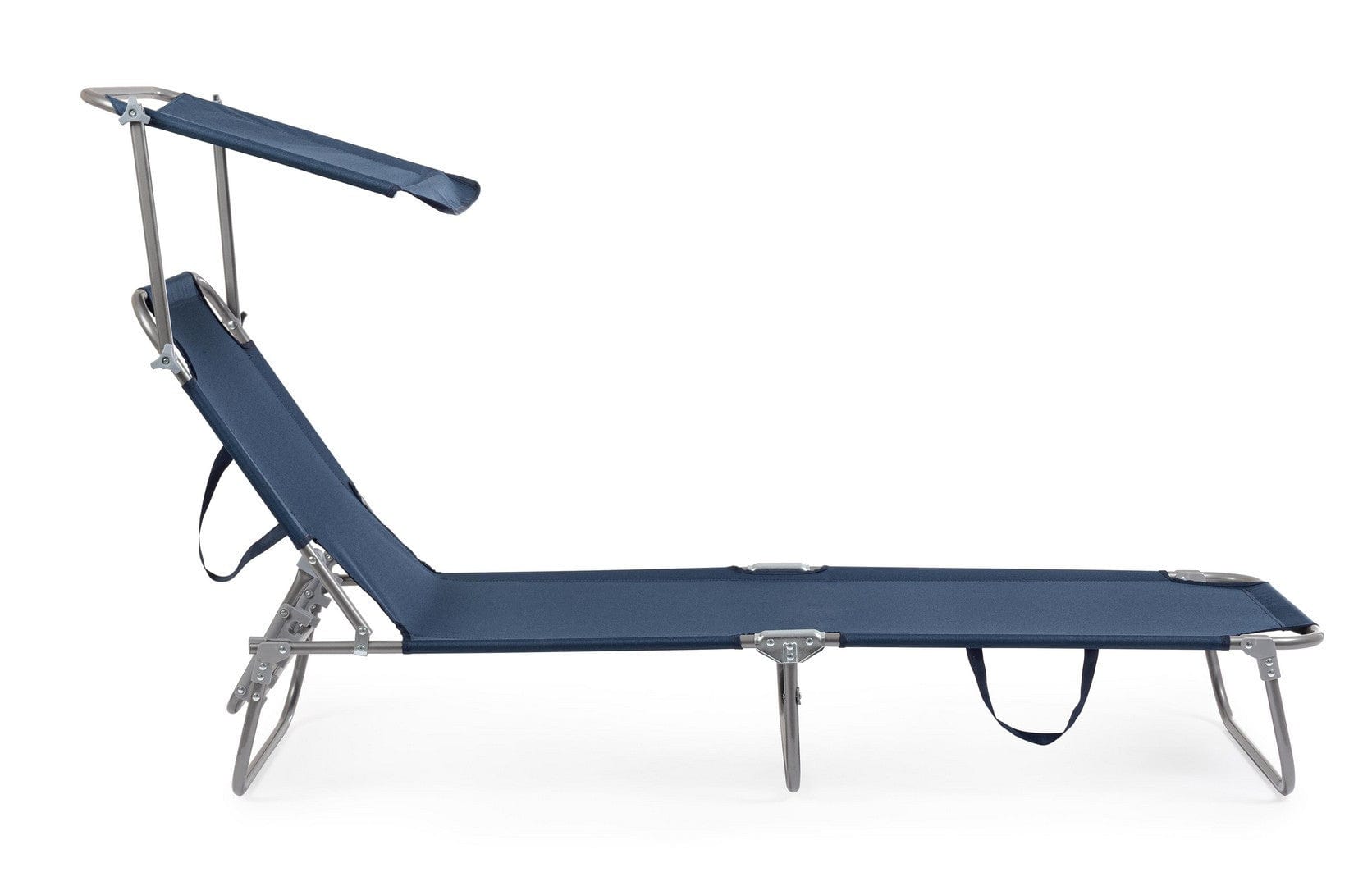 Bizzotto Lettino pieghevole da giardino Oristano Blu