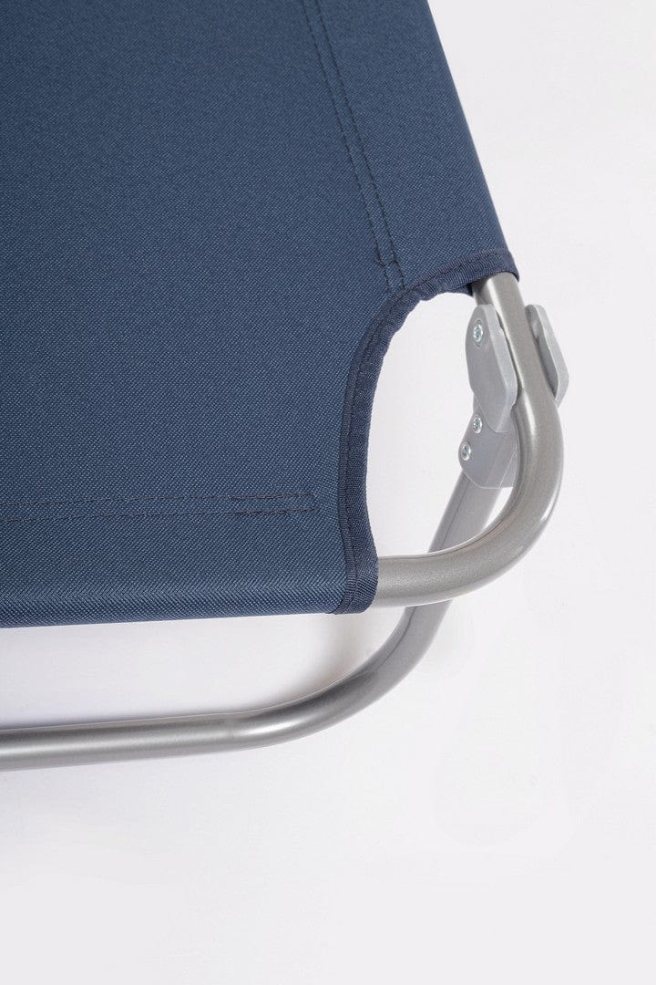 Bizzotto Lettino pieghevole da giardino Oristano Blu