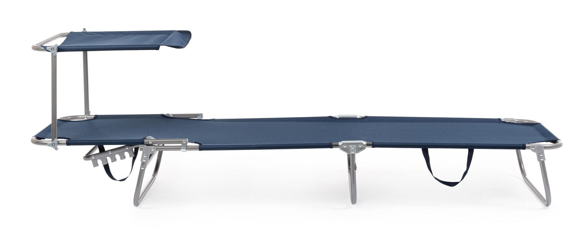 Bizzotto Lettino pieghevole da giardino Oristano Blu