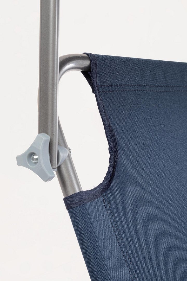 Bizzotto Lettino pieghevole da giardino Oristano Blu