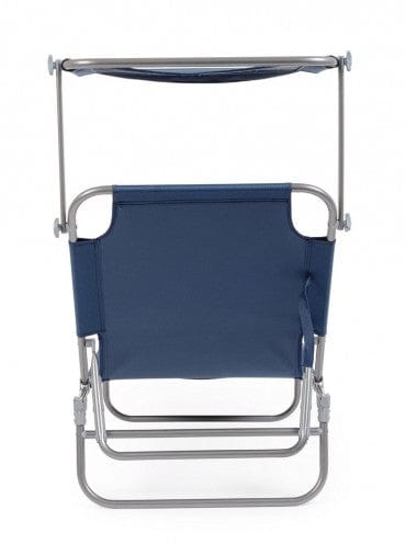 Bizzotto Lettino pieghevole da giardino Oristano Blu