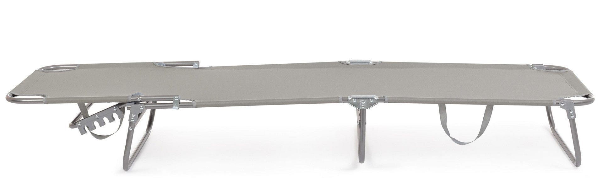 Bizzotto Lettino pieghevole da giardino Oristano Grigio