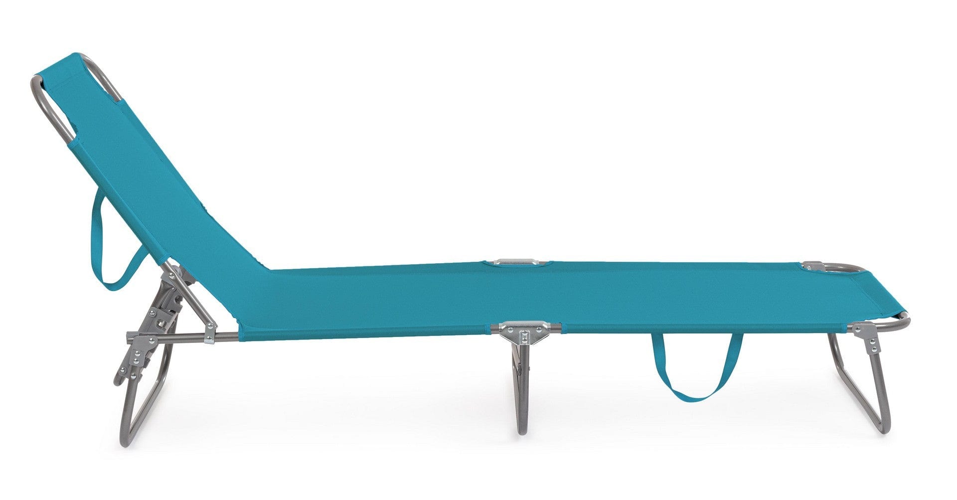 Bizzotto Lettino pieghevole da giardino Oristano Turchese