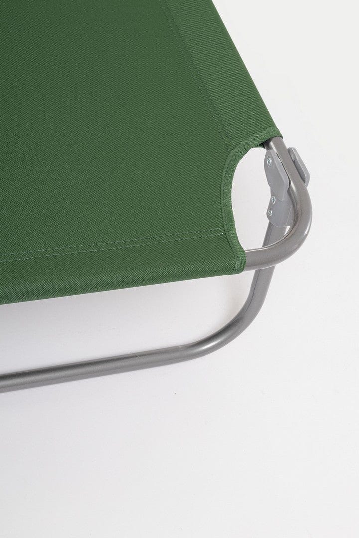 Bizzotto Lettino pieghevole da giardino Oristano Verde