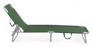 Bizzotto Lettino pieghevole da giardino Oristano Verde
