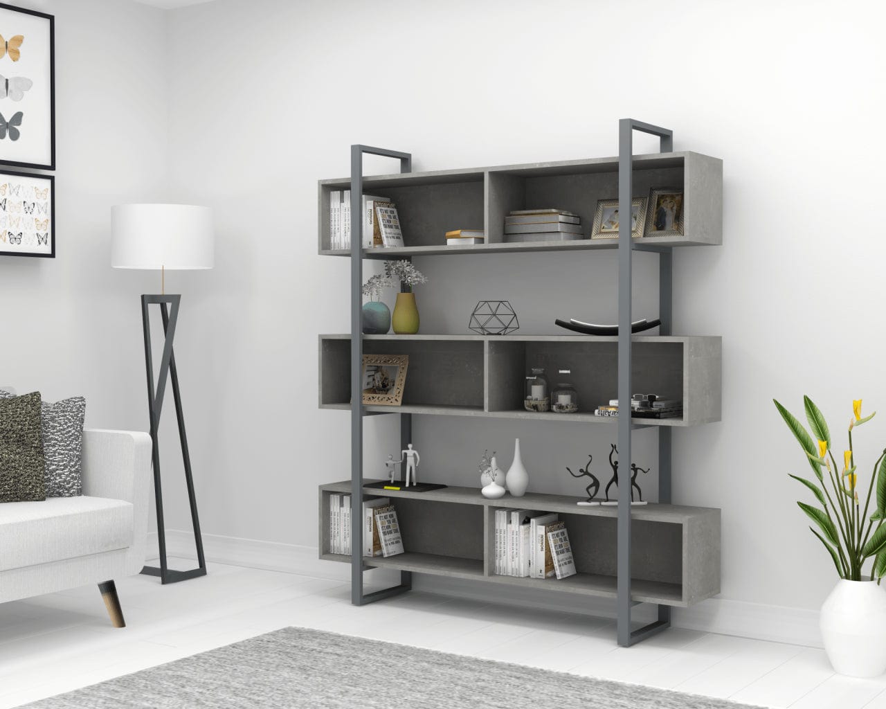 Libreria Disy Grigio (1)