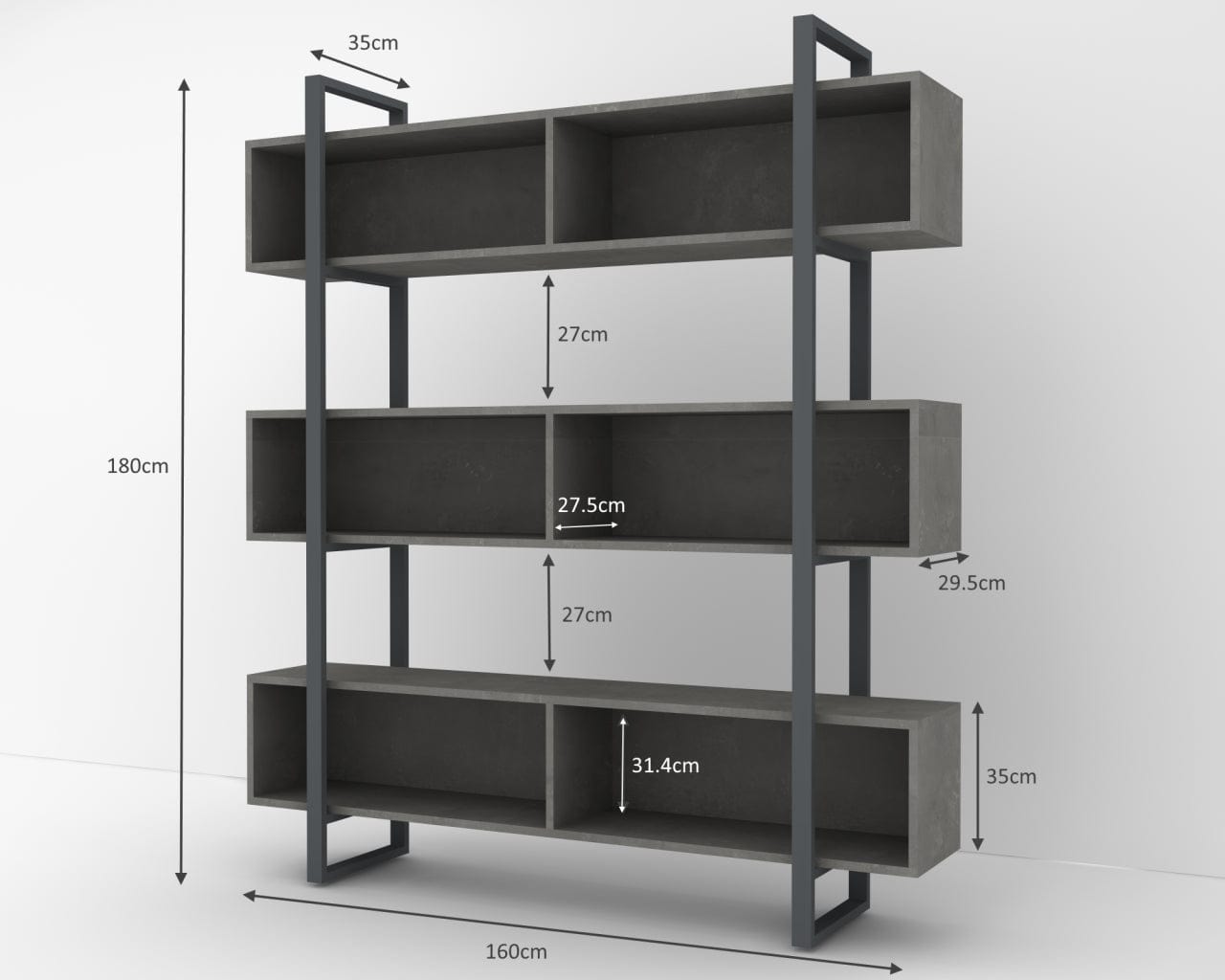 Libreria Disy Grigio (3)