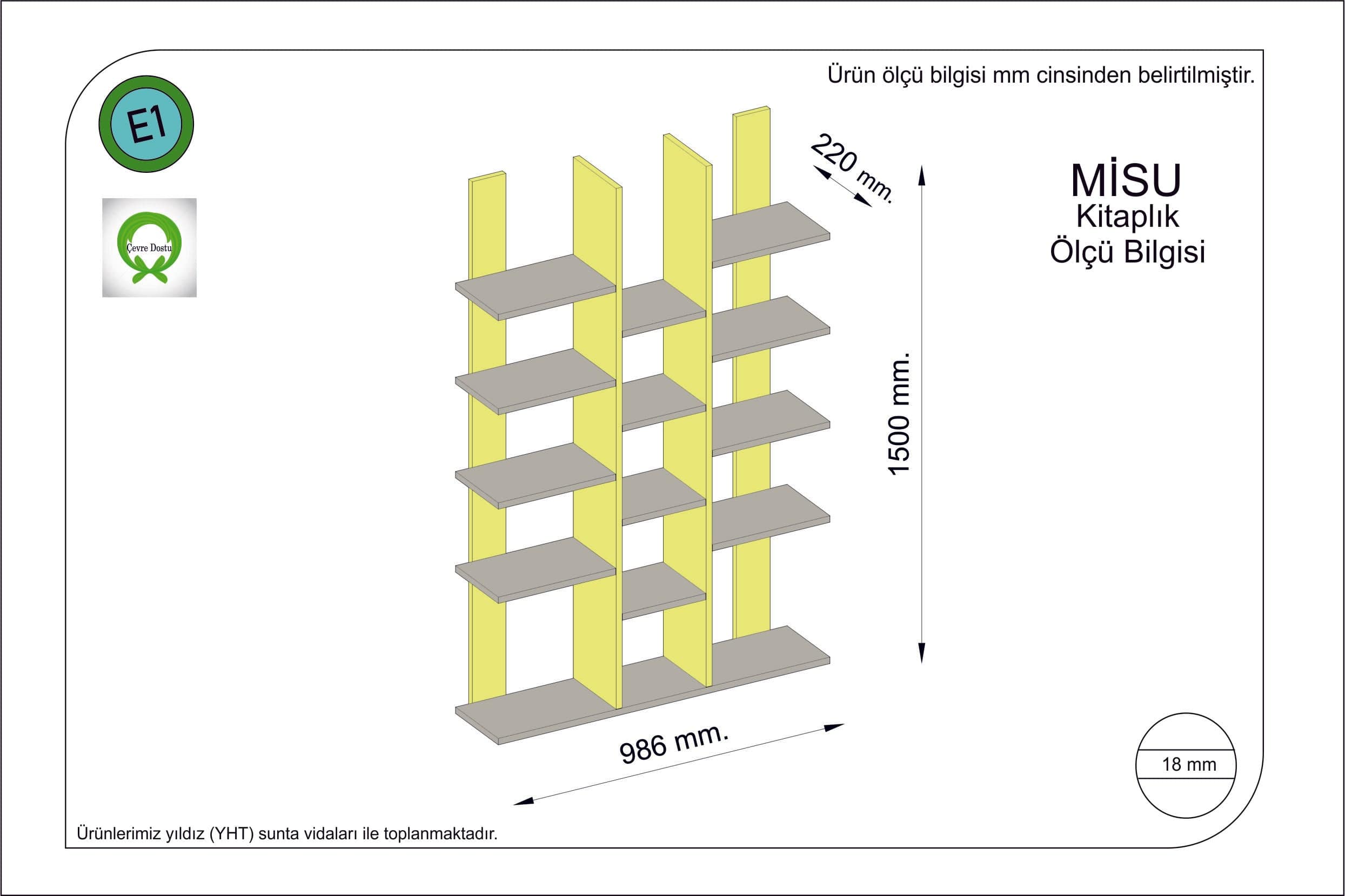 Libreria Misu Grigio (1)