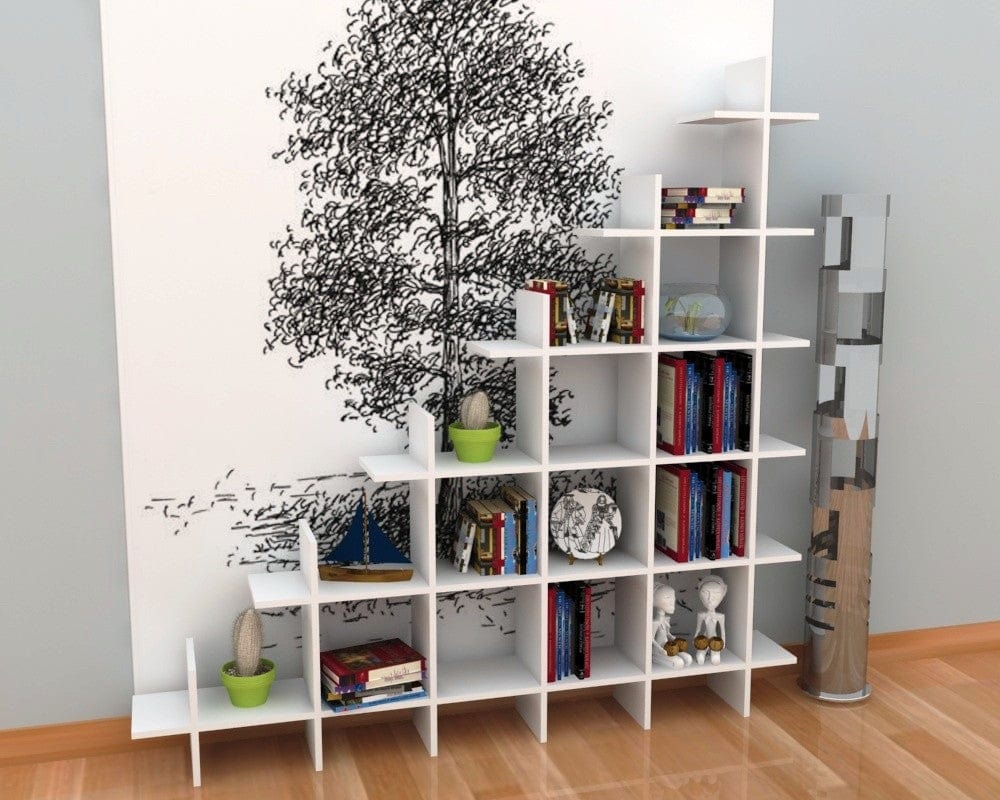Libreria Puzzle Bianco