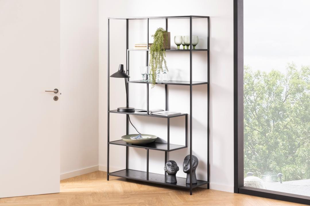 Actona Libreria Seaford Nero
