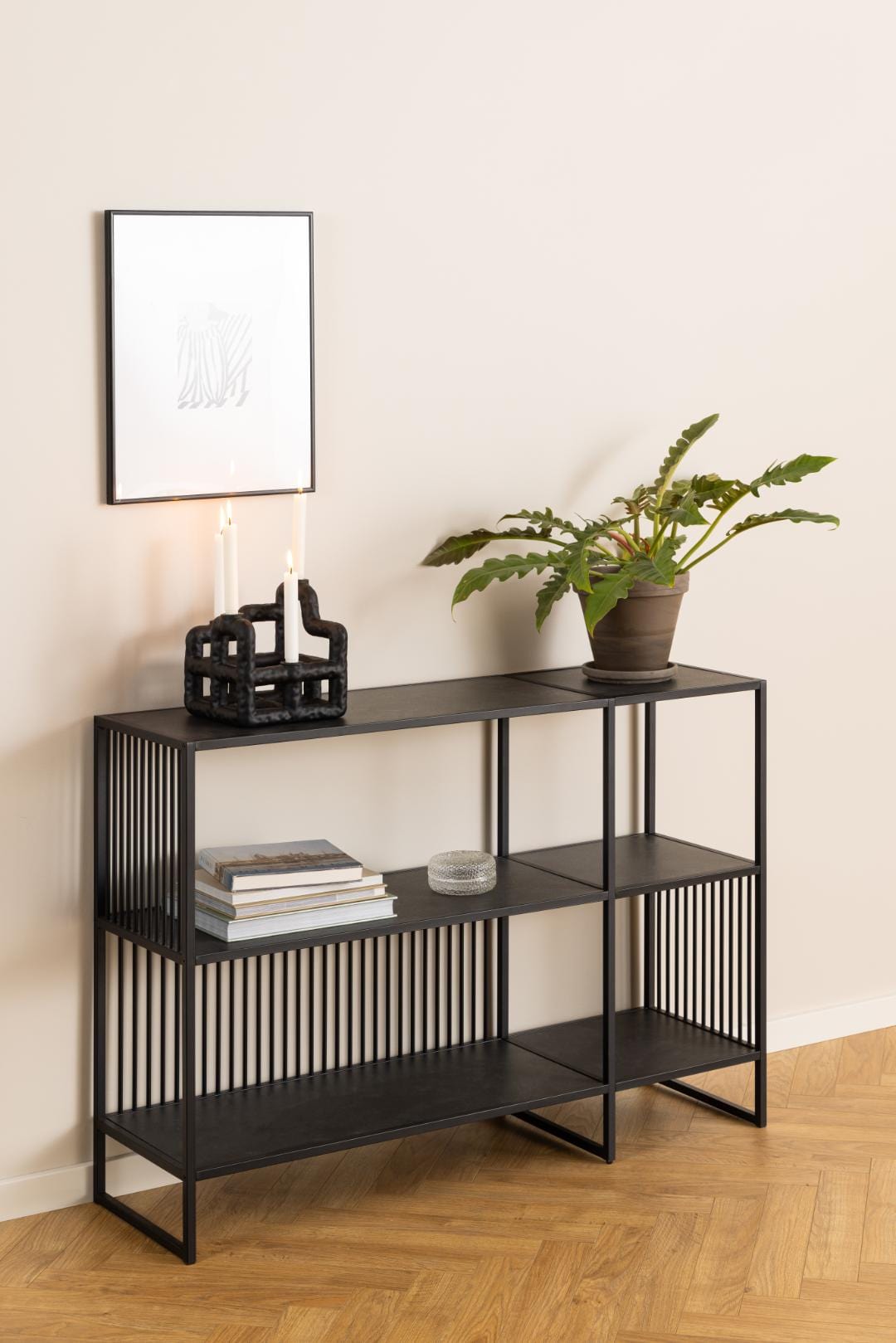 Actona Libreria Strington Nero