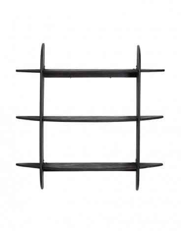 Bizzotto Mensola da muro Westwood 3S Nero