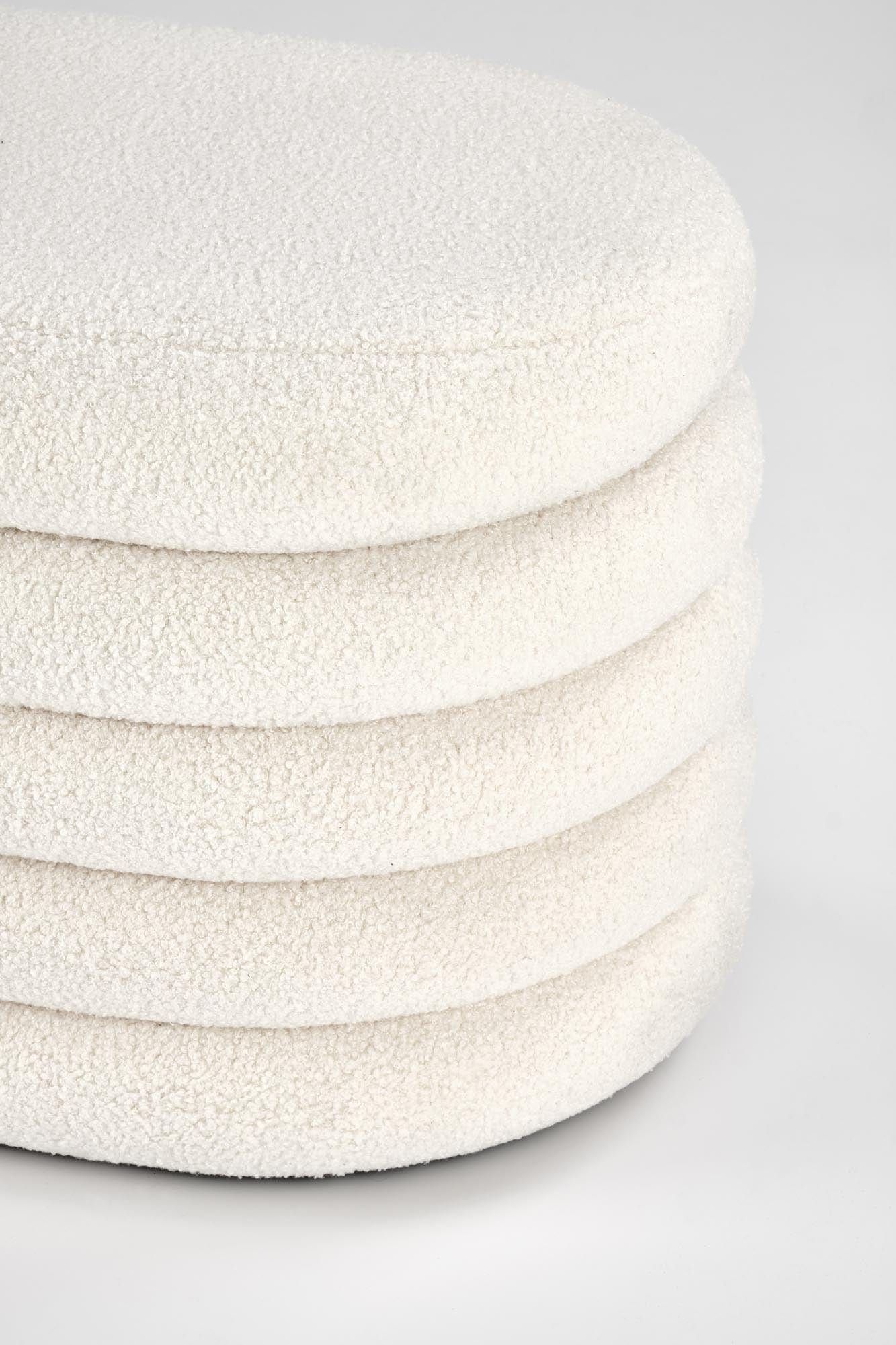 Halmar Panca con contenitore in tessuto Bliss Crema