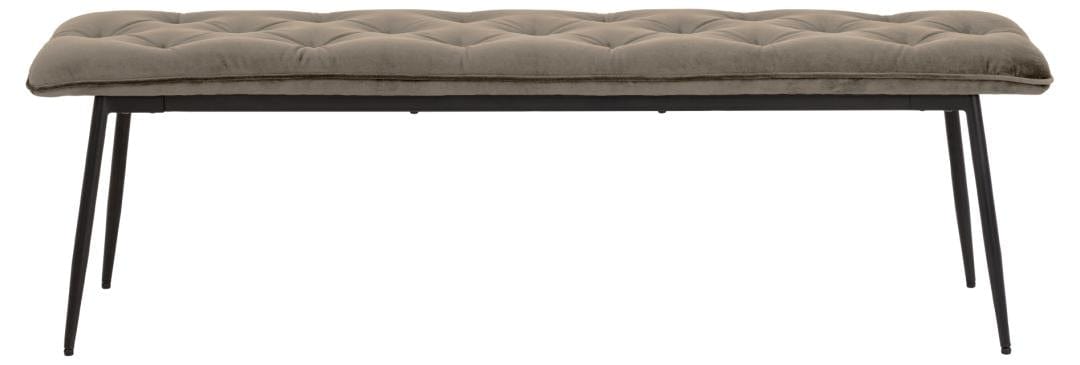 Actona Panca in velluto Brooke Beige