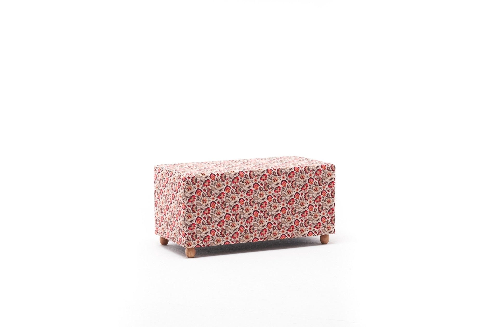 Pouf in tessuto Alya Rectangle Multicolore (5)