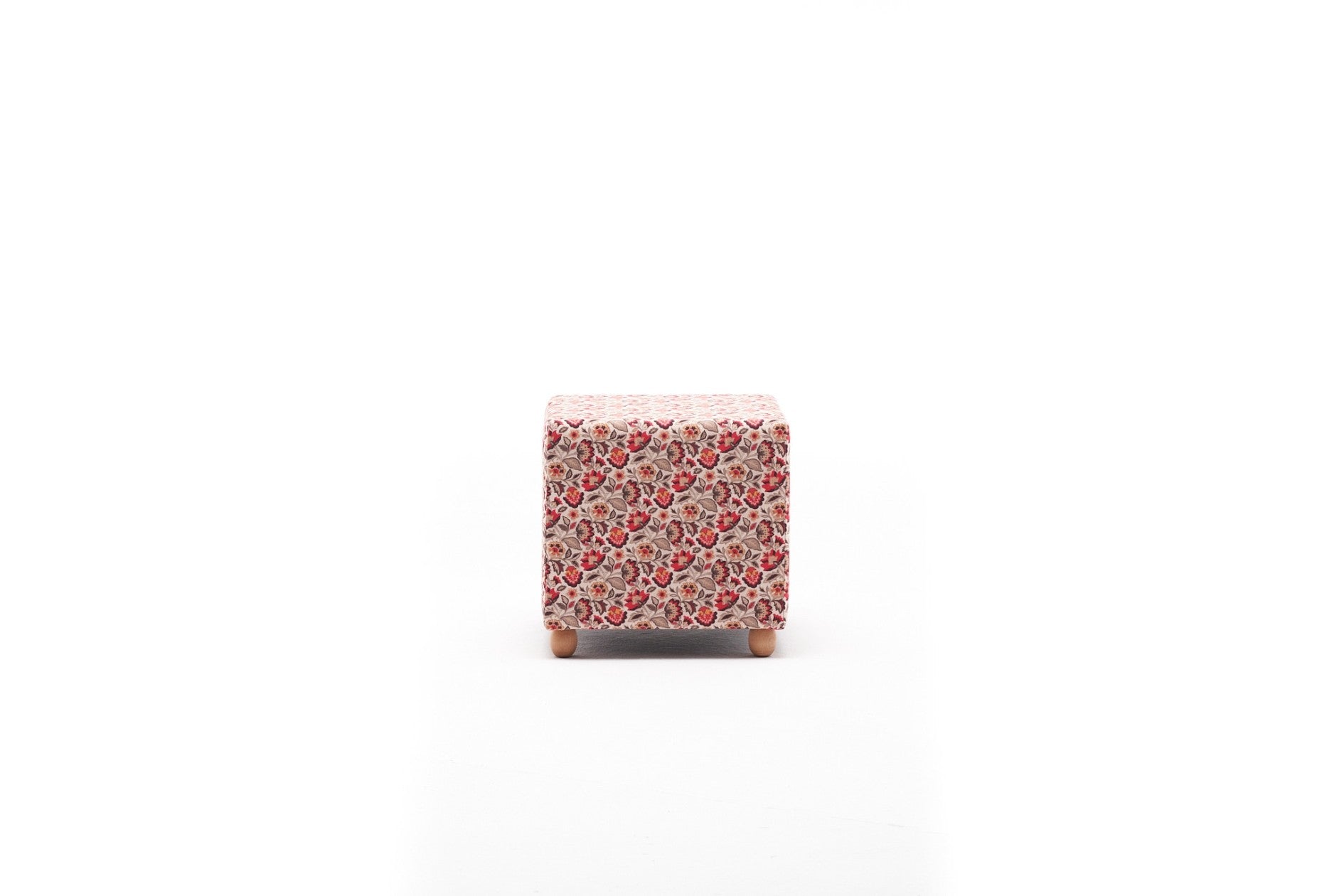 Pouf in tessuto Alya Square Multicolore (4)