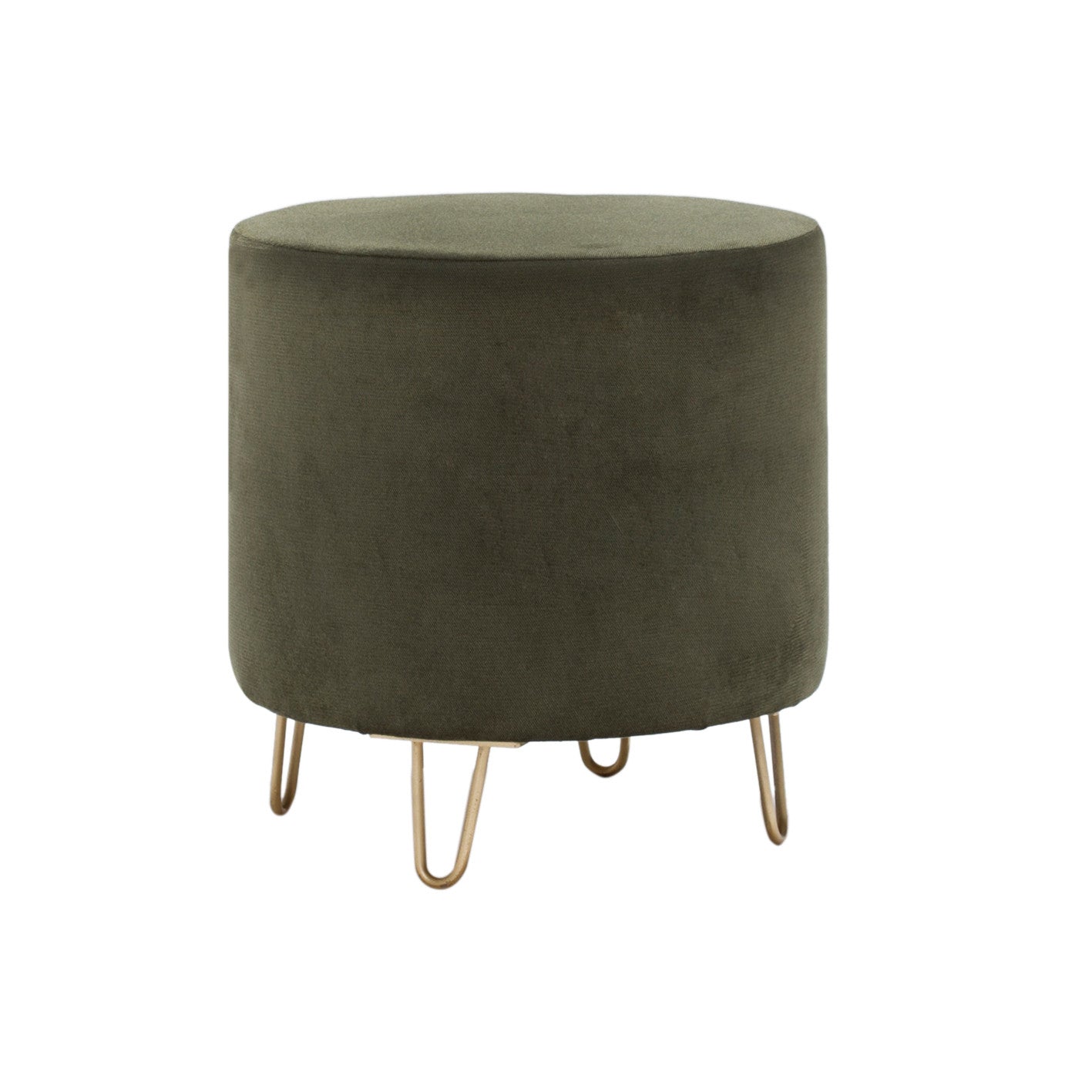 Pouf in tessuto Asmara Verde