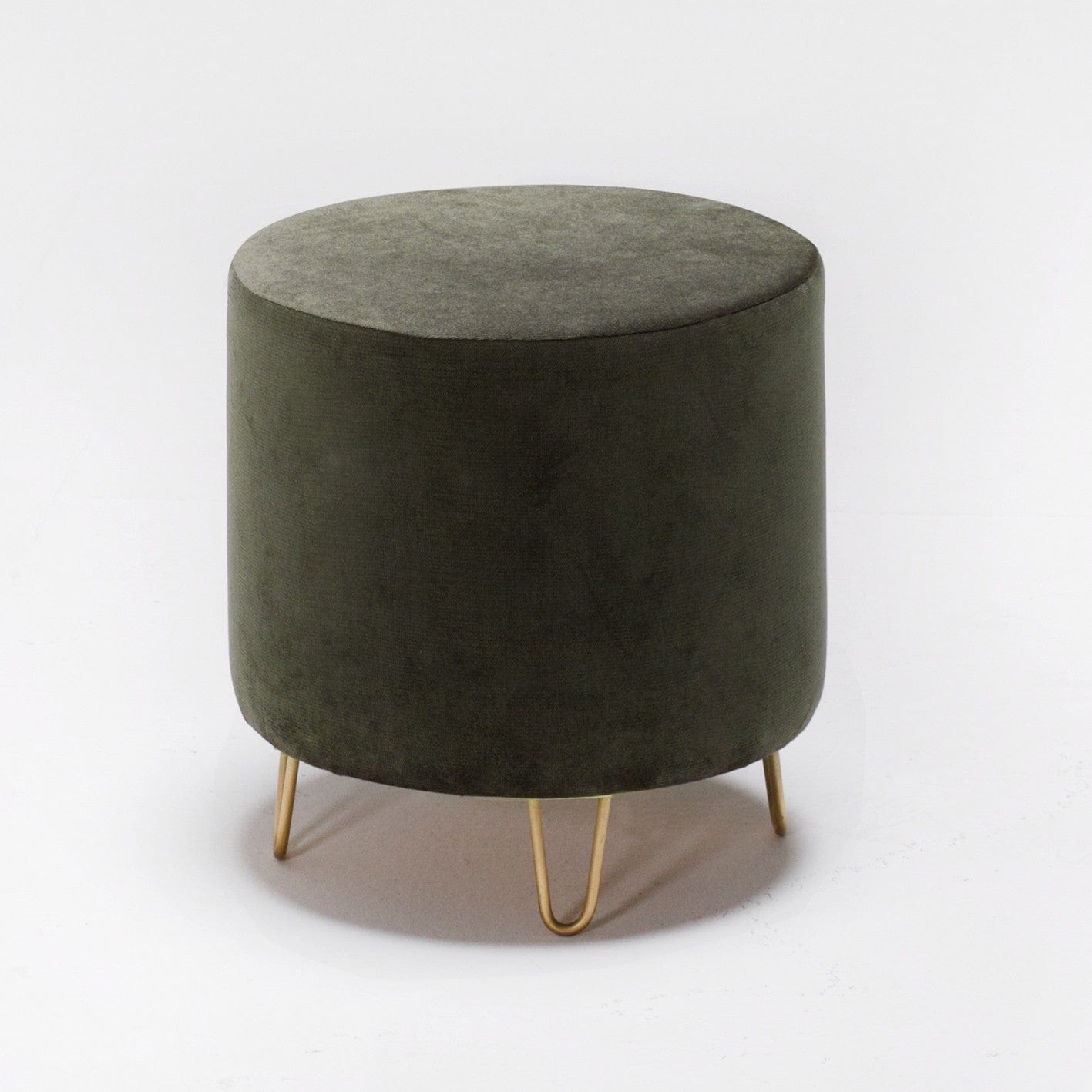 Pouf in tessuto Asmara Verde (1)