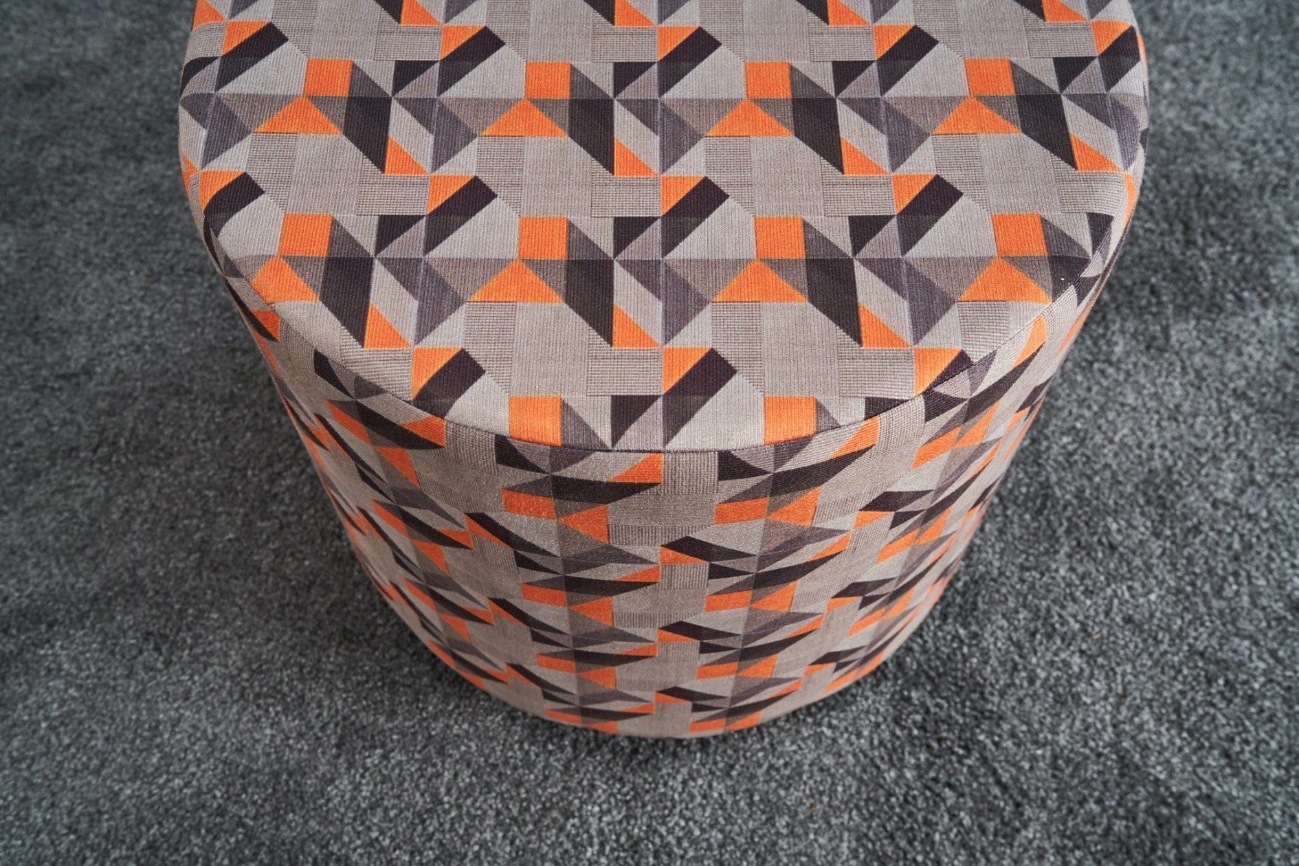 Pouf in tessuto Bade Multicolore (1)