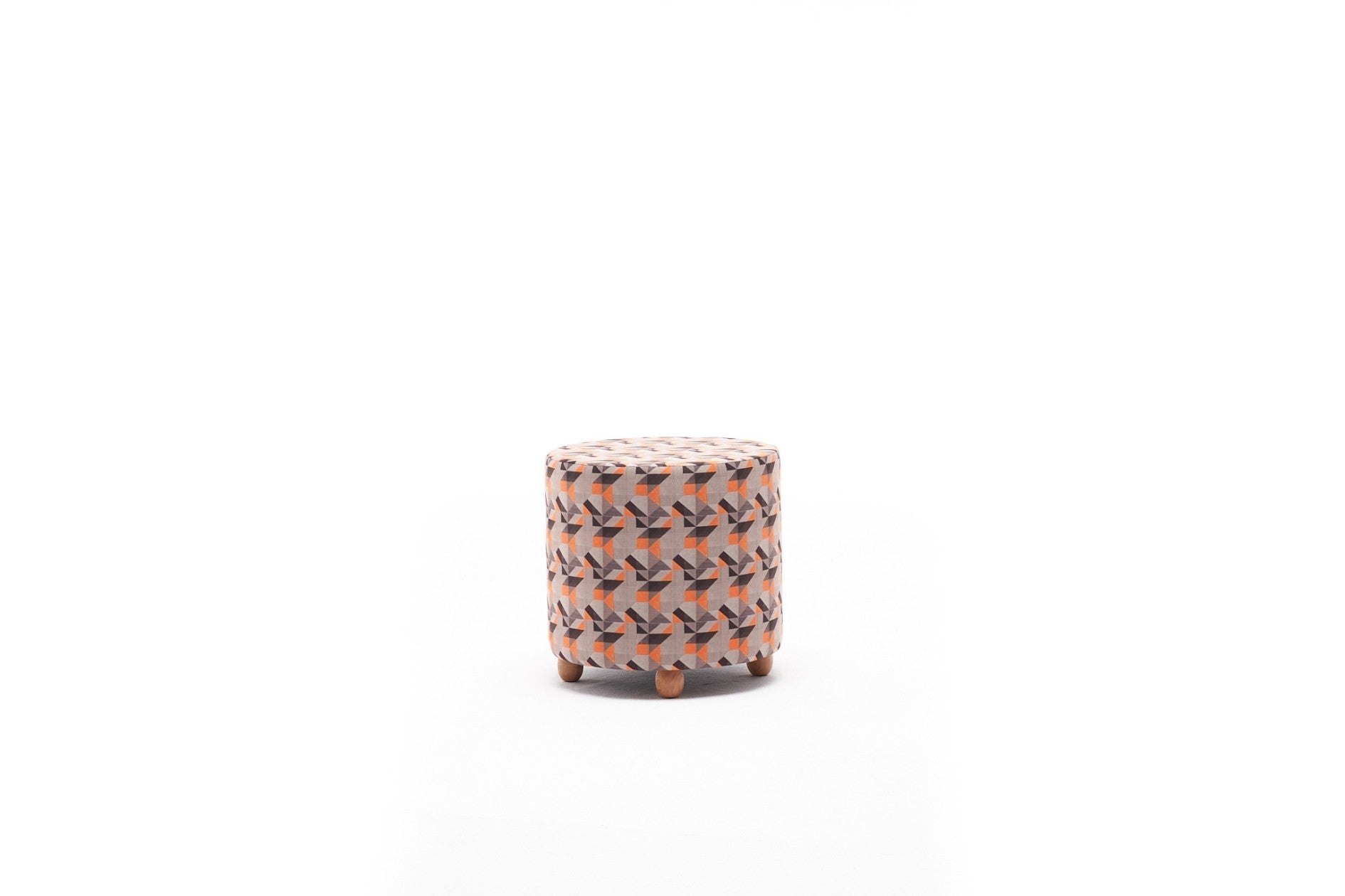 Pouf in tessuto Bade Multicolore (4)