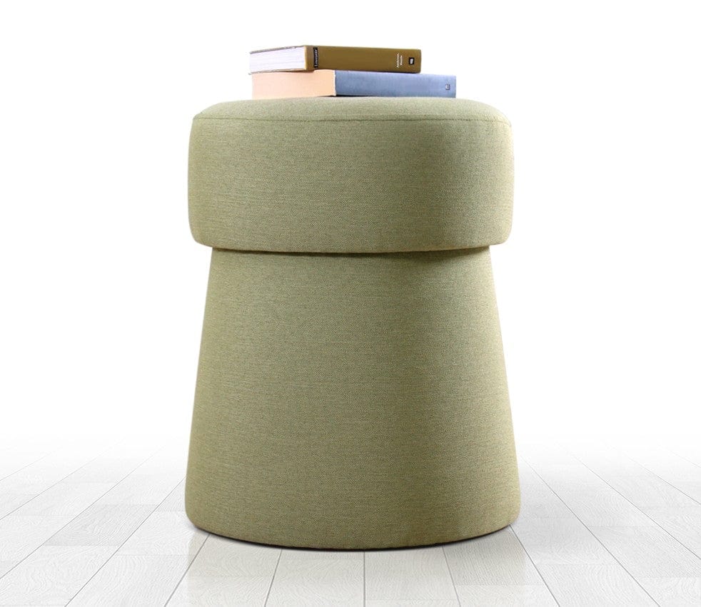 Pouf in tessuto Beans Verde (1)