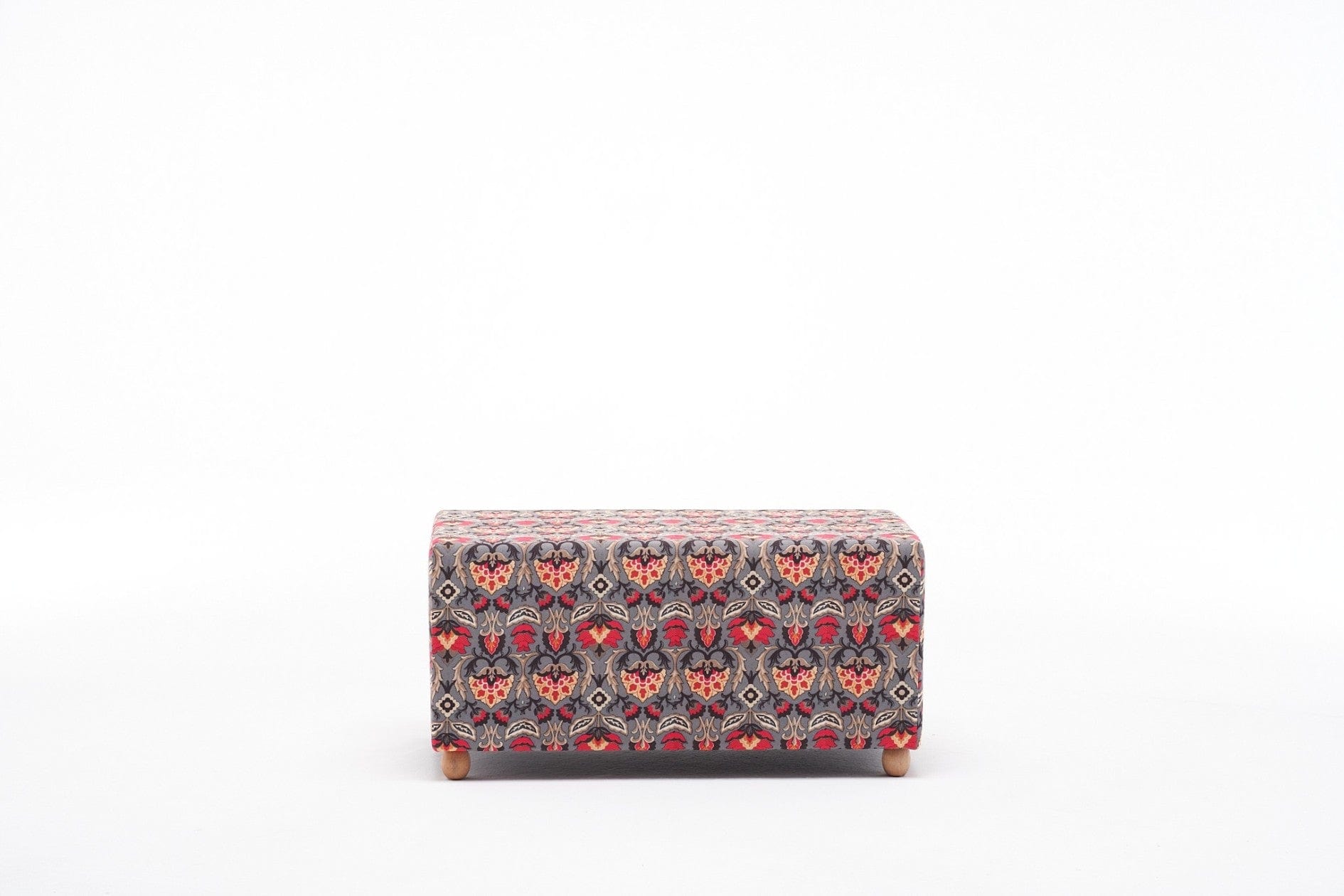 Pouf in tessuto Bonita Rectangle Multicolore (4)