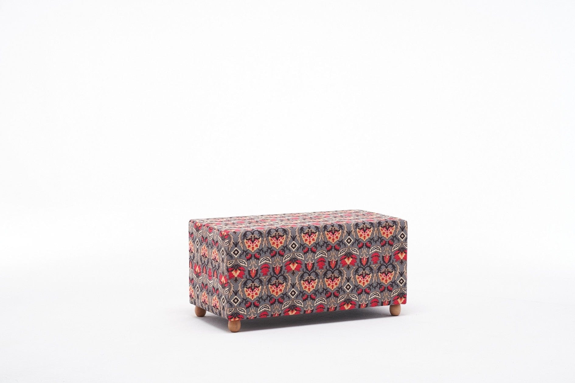 Pouf in tessuto Bonita Rectangle Multicolore (5)
