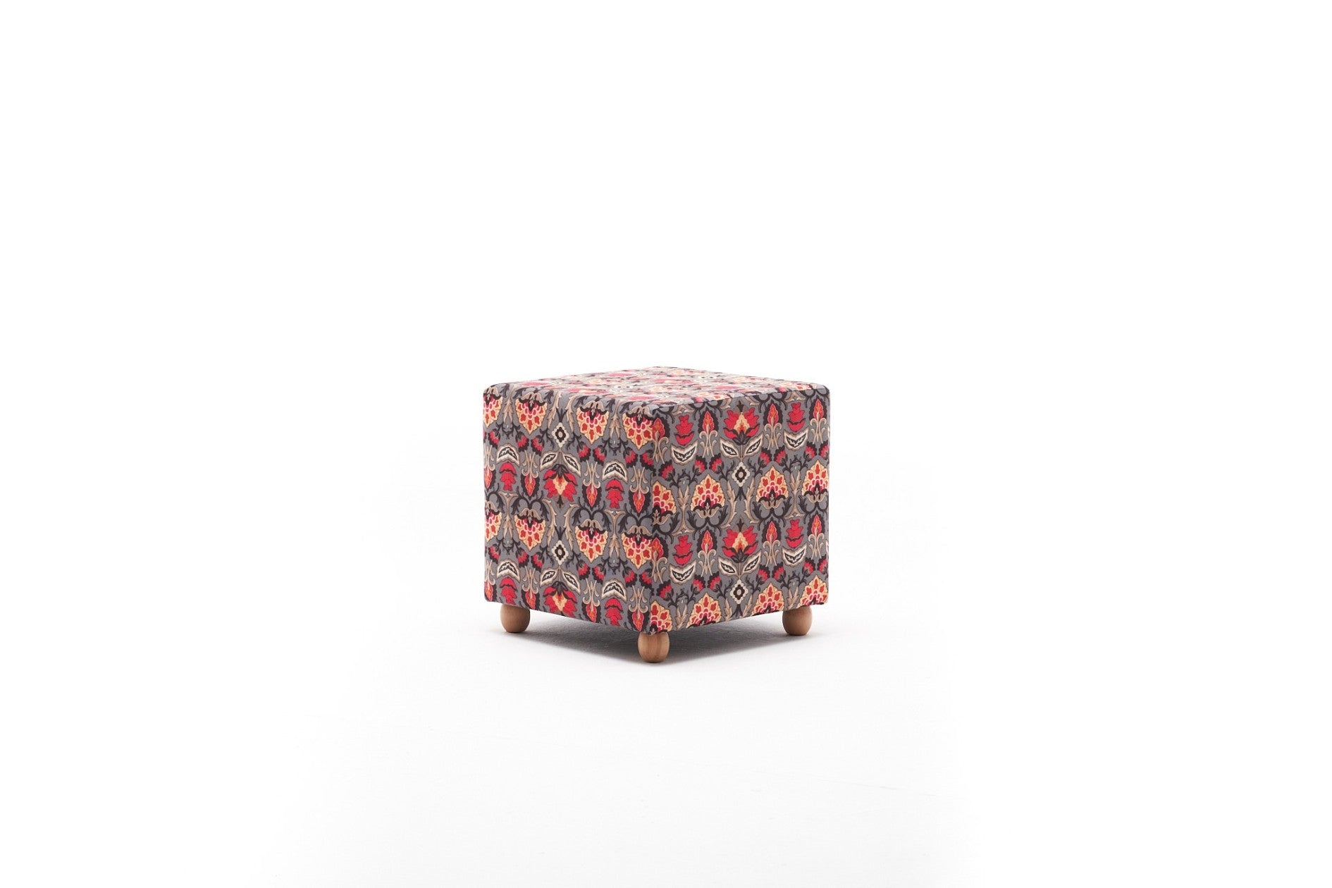 Pouf in tessuto Bonita Square Multicolore (5)