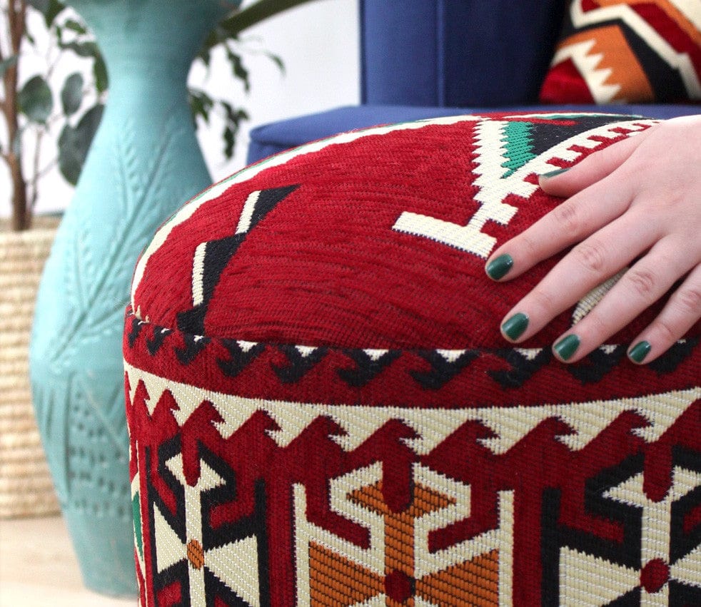 Pouf in tessuto Bozok Patch III Multicolore (3)
