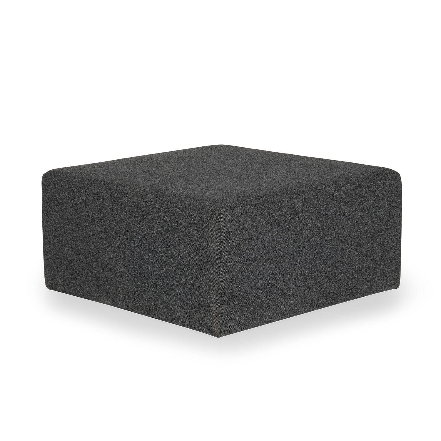 Pouf in tessuto Castella Antracite