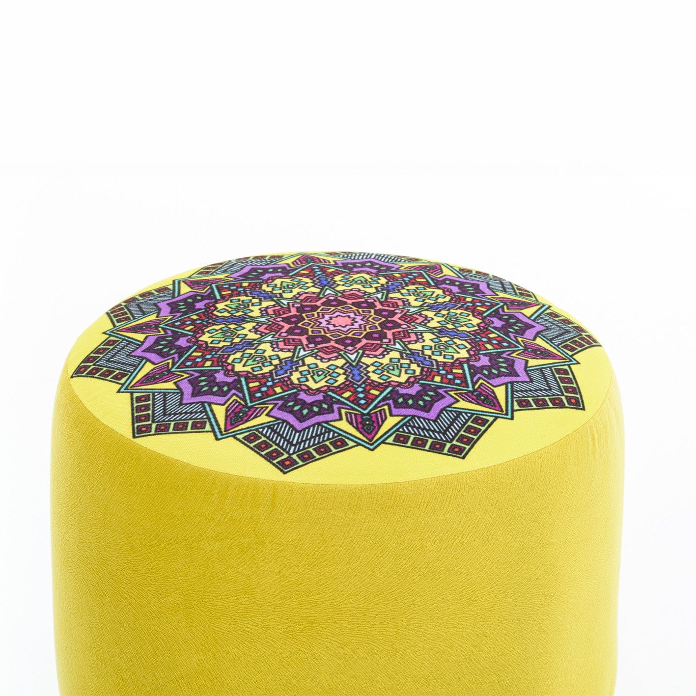 Pouf in tessuto Latina Multicolore (2)
