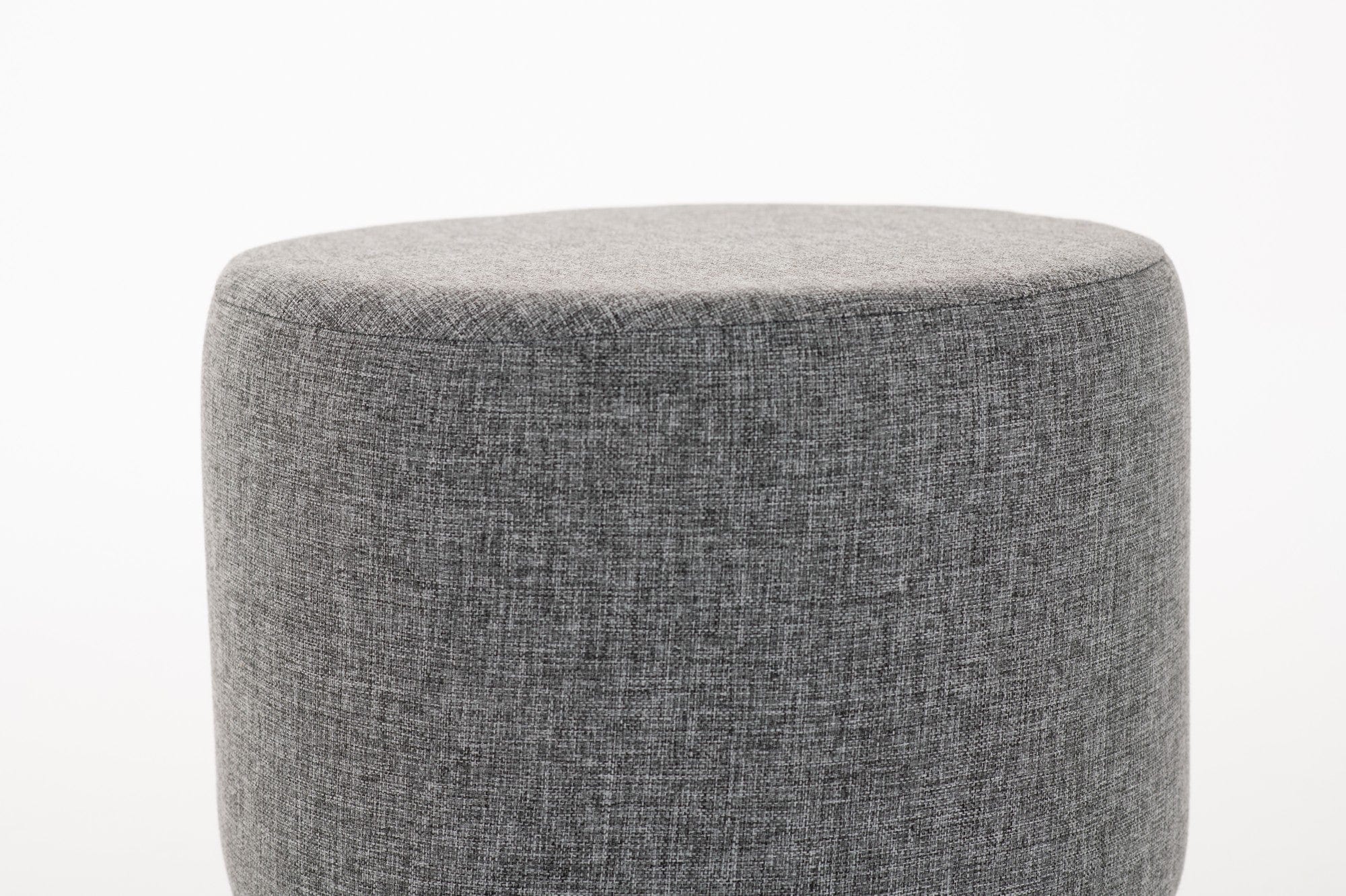 Pouf in tessuto Liza Grigio (6)