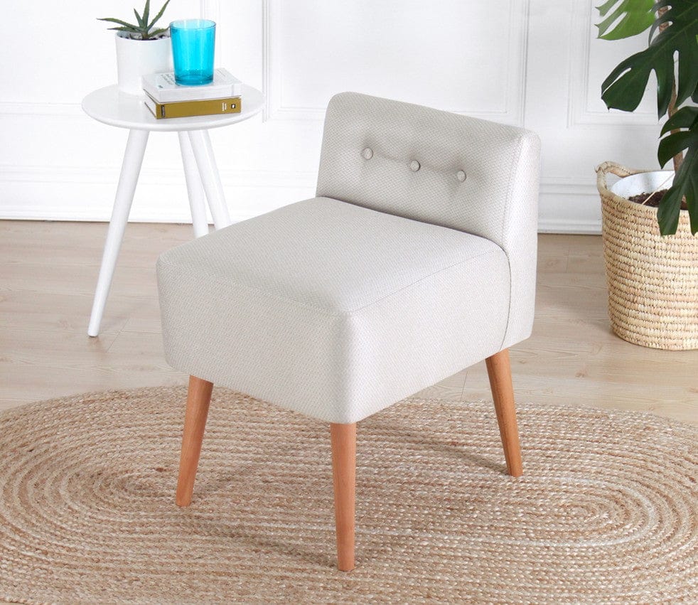 Pouf in tessuto Moouv Crema (6)