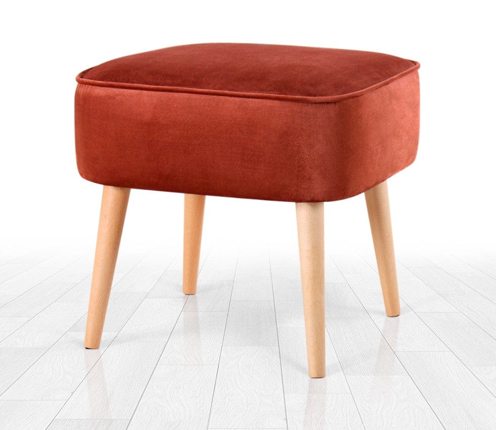 Pouf in tessuto Moouv Ruggine