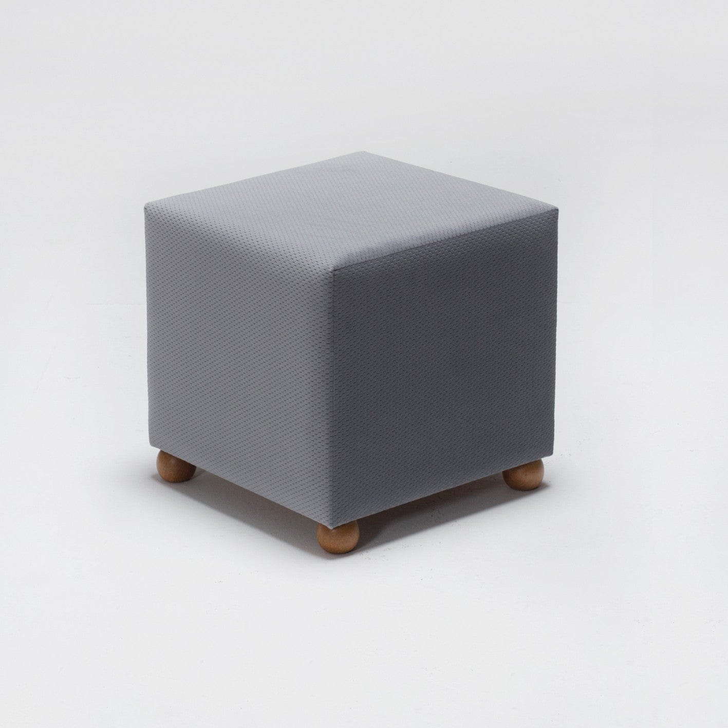 Pouf in tessuto Ranma Grigio (1)