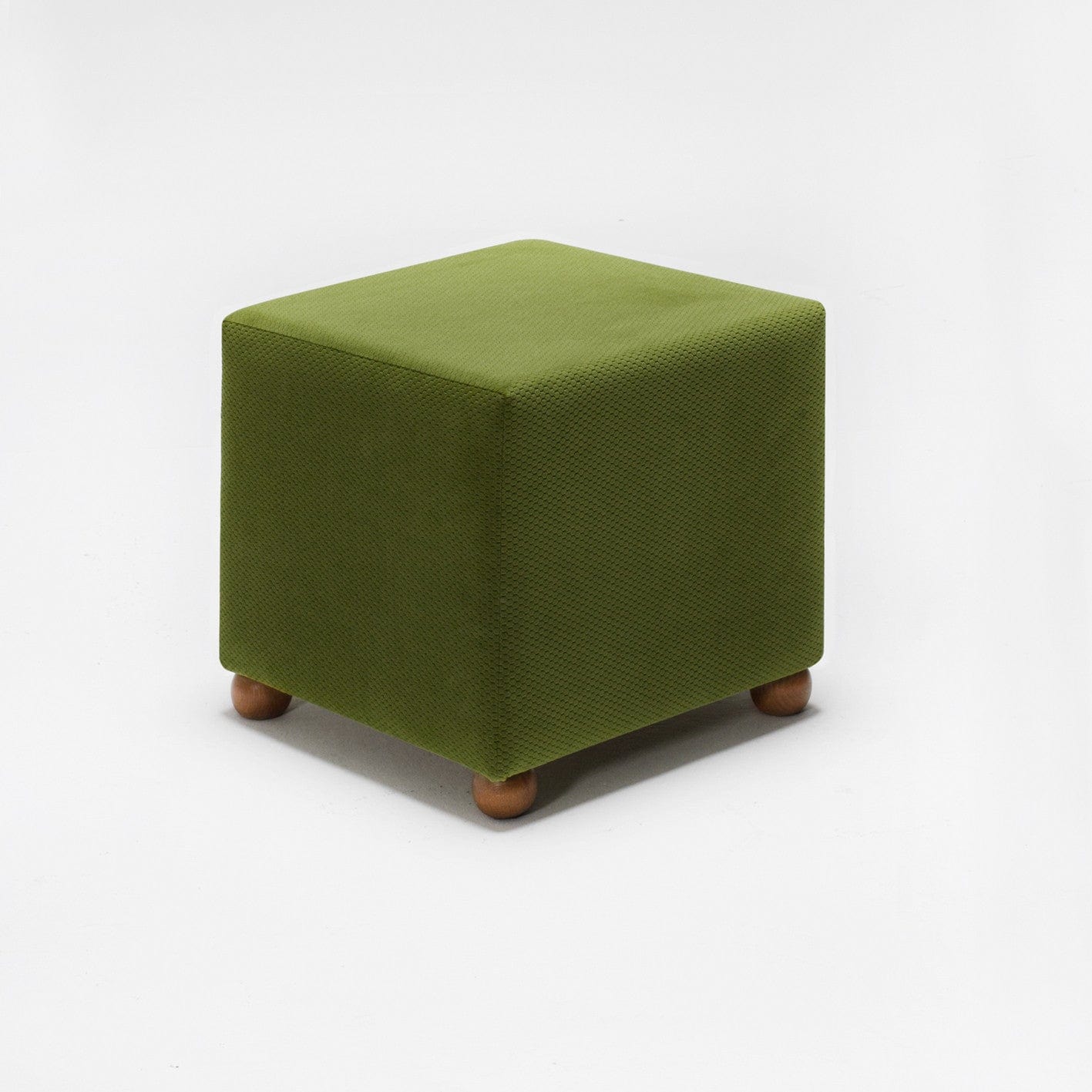 Pouf in tessuto Ranma Verde