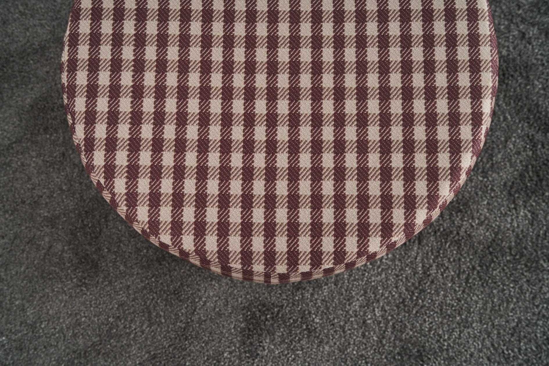 Pouf in tessuto Vera Round Multicolore (4)