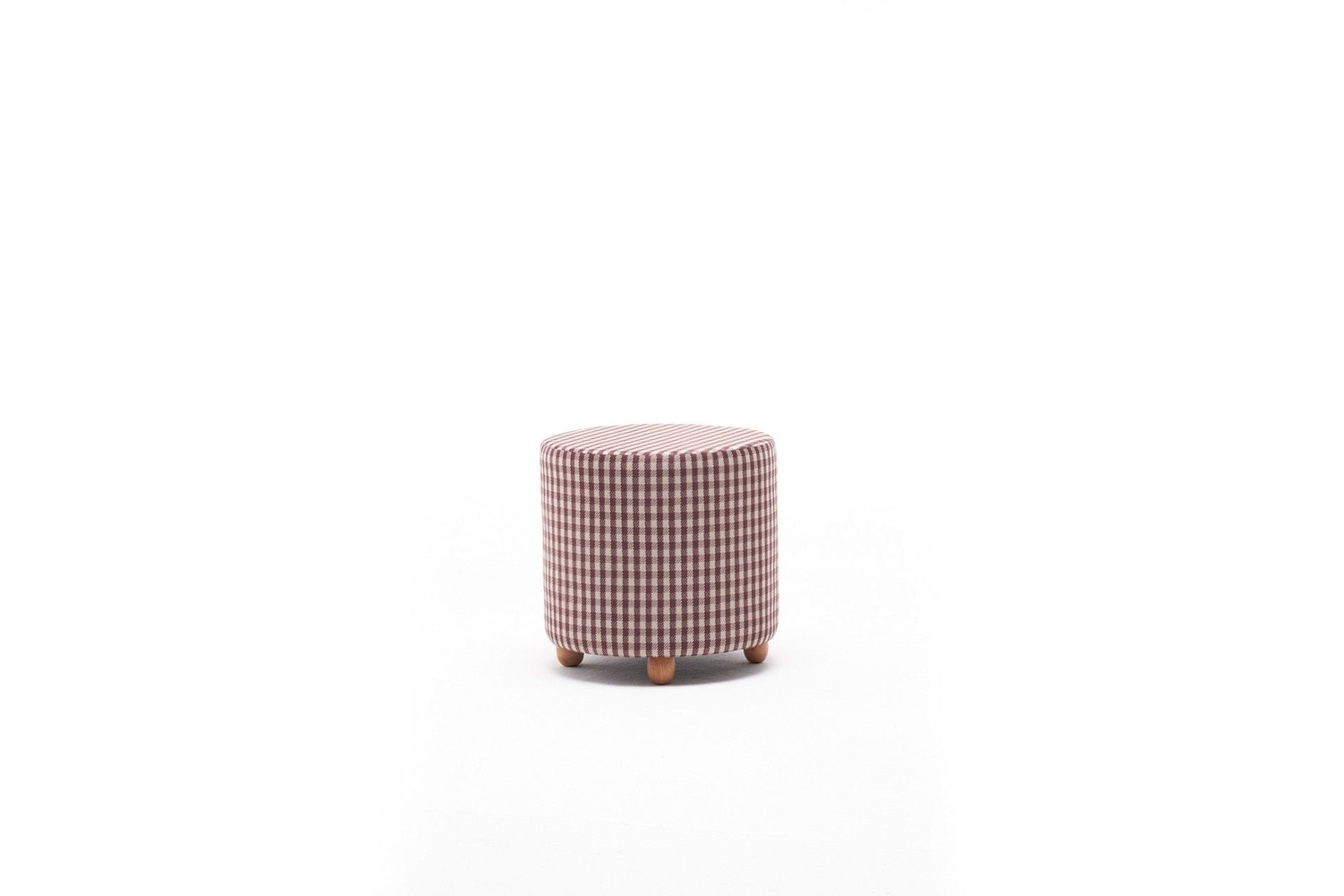 Pouf in tessuto Vera Round Multicolore (5)
