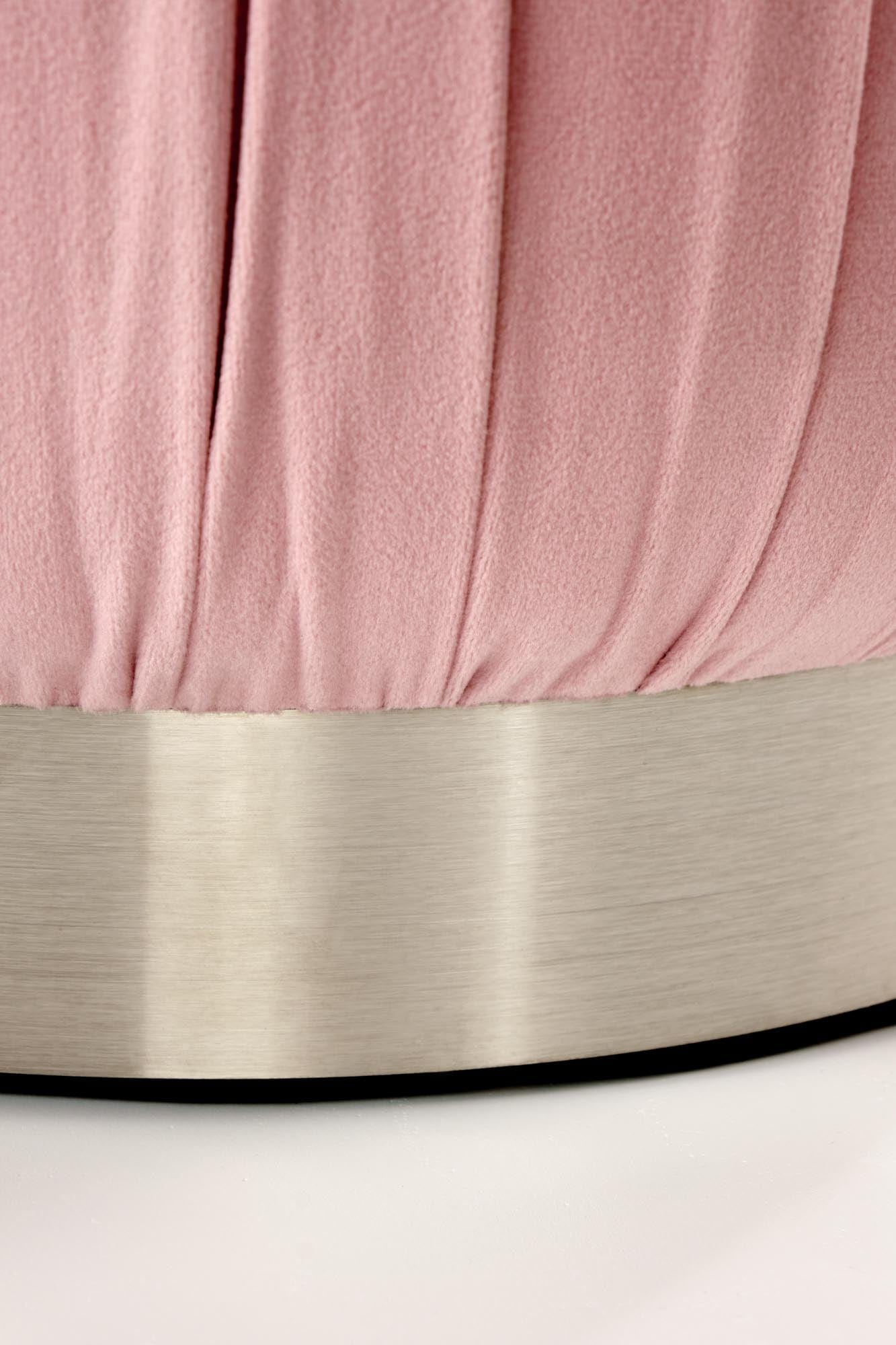 Halmar Pouf in velluto Aladin Rosa